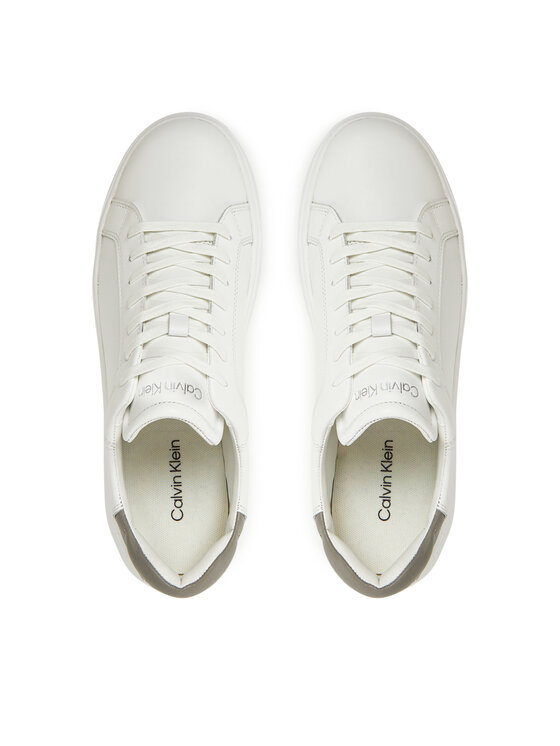 Calvin Klein Calvin Klein Snīkeri Low Top Lace Up Lth HM0HM01016 Balts