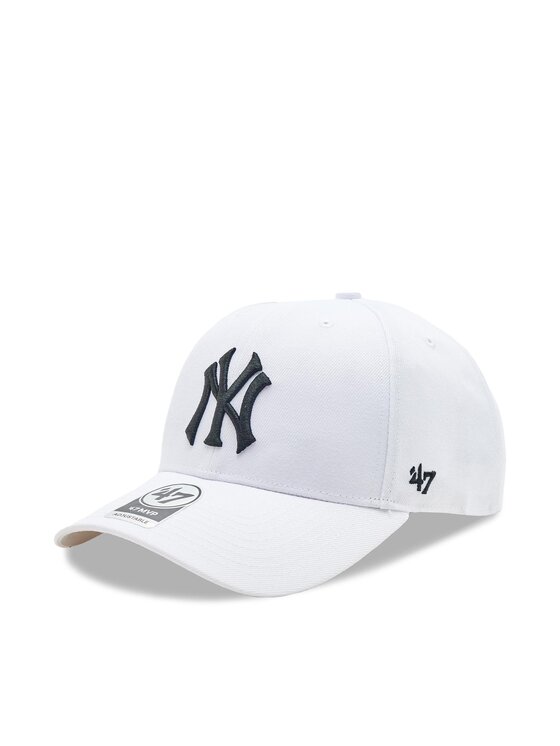 47 Brand 47 Brand Czapka z daszkiem MLB New York Yankees '47 MVP SNAPBACK B-MVPSP17WBP-WHM Biały