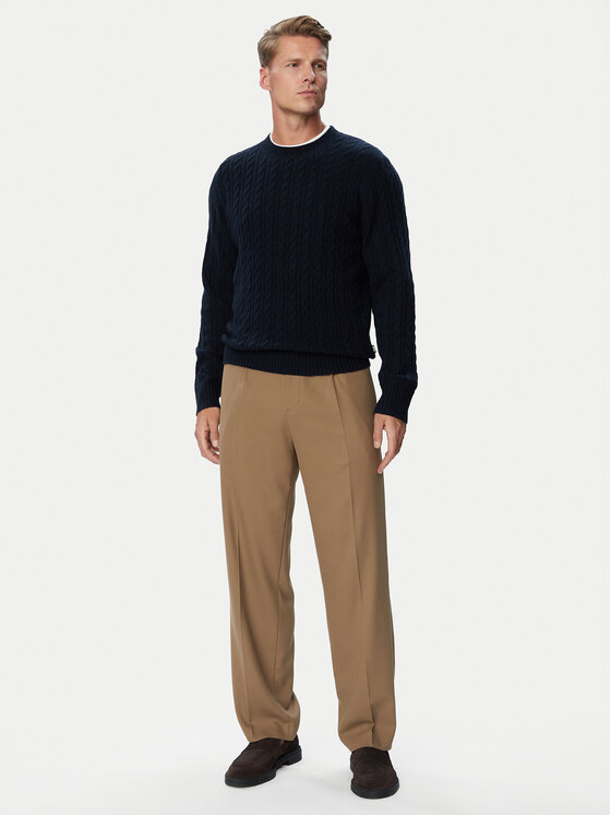 BOSS BOSS Maglione Furlan  50570645 Blu scuro Regular Fit