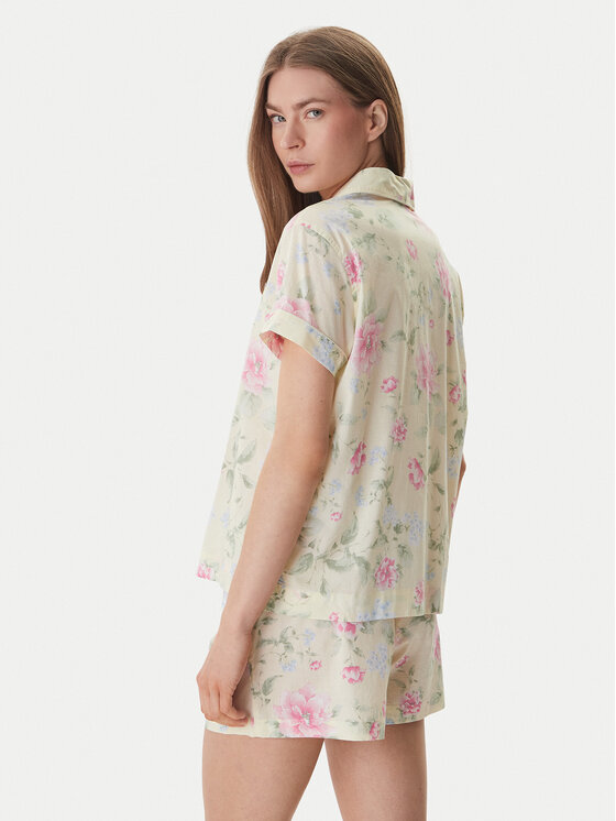 LAUREN RALPH LAUREN LAUREN RALPH LAUREN Piżama ILN12493 Żółty Regular Fit