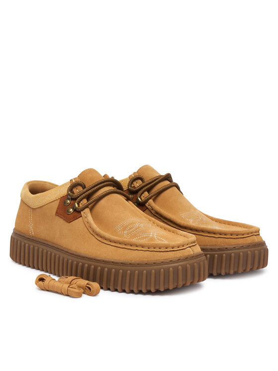 Clarks Clarks Pusbačiai Torhill Lo 26327293 Šviesiai ruda