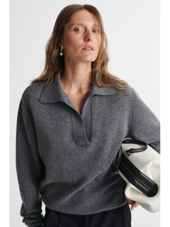 MARI PRETI MARI PRETI Sweter ROWEN Szary Loose Fit