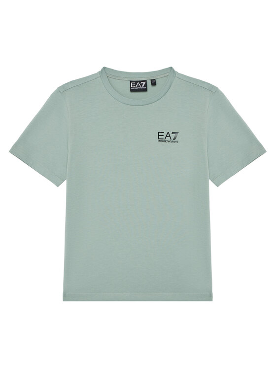 EA7 Emporio Armani T-Shirt 7B000020 AF10378 U9024 Zielony Regular Fit