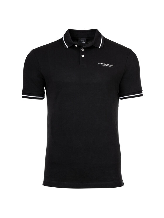 Armani Exchange Armani Exchange Polo 25418 Czarny Comfort Fit