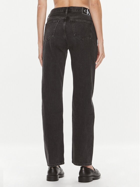 Calvin Klein Jeans Calvin Klein Jeans Jeans hlače J20J222434 Črna Straight Fit