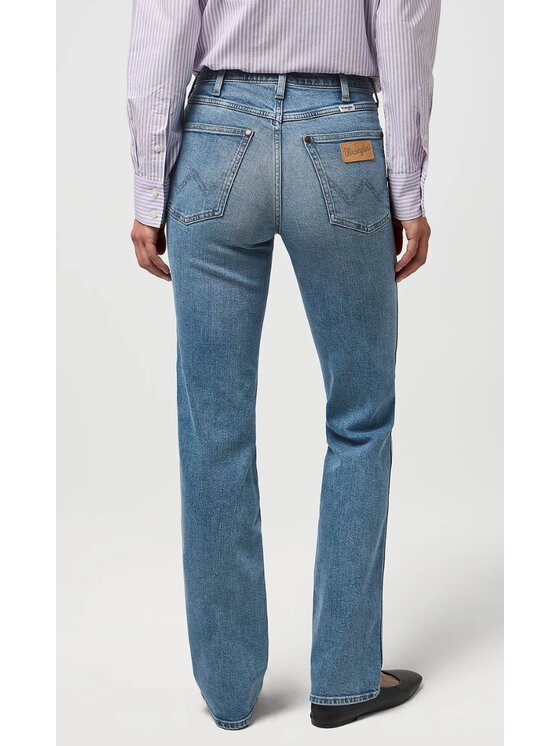 Wrangler Wrangler Jeansy Straight 658 Niebieski Straight Fit