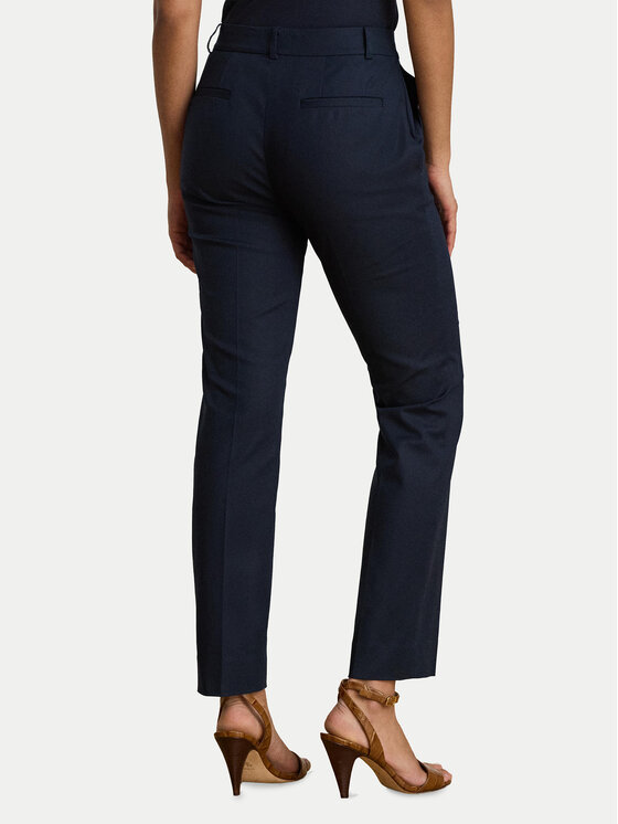 LAUREN RALPH LAUREN LAUREN RALPH LAUREN Hlače iz tkanine 200P14610004 Mornarsko modra Slim Fit