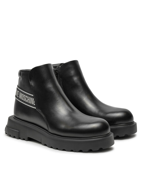 LOVE MOSCHINO LOVE MOSCHINO Botki JA21024G1LIA0000 Czarny