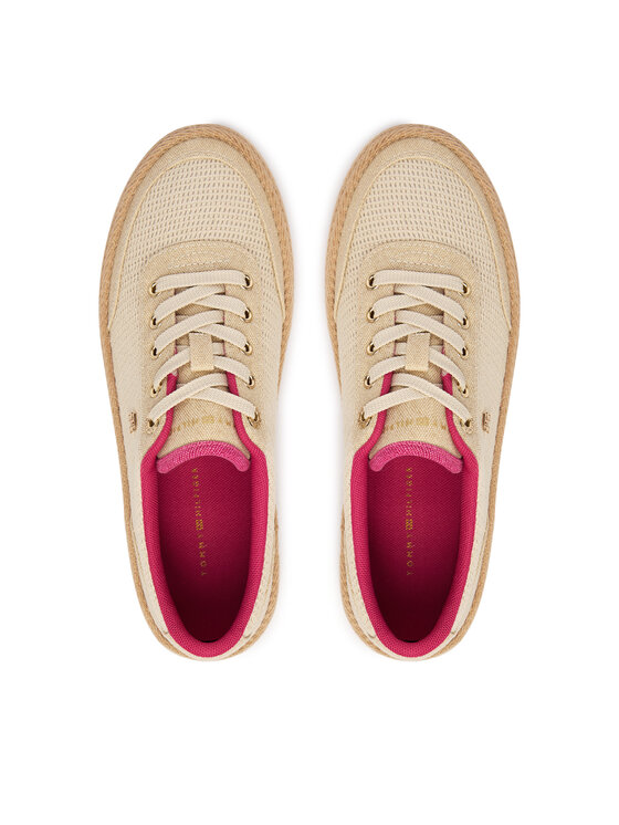 Tommy Hilfiger Tommy Hilfiger Espadrile Th Foxing Platform Rope FW0FW09173 Bej