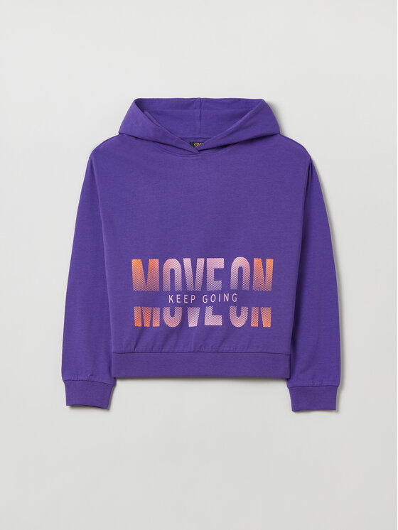 OVS OVS Μπλούζα 1898254 Μωβ Regular Fit