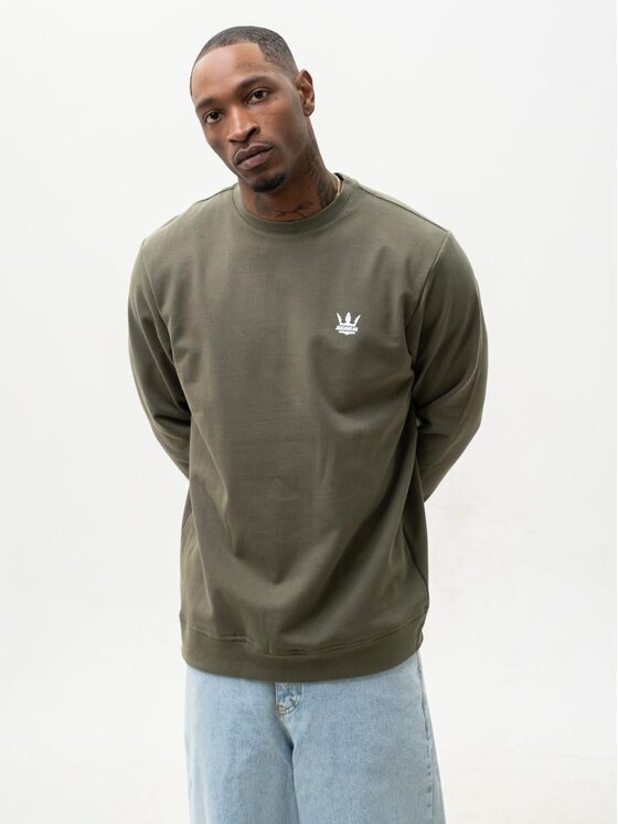 Jigga Wear Jigga Wear Bluza 131613 Zielony Regular Fit