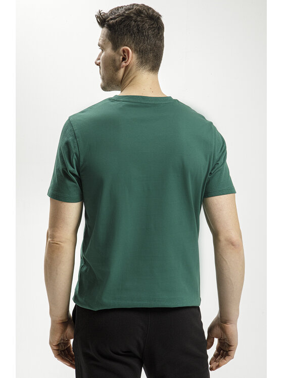 Cross Jeans Cross Jeans T-Shirt 15899-027 Zielony Regular Fit