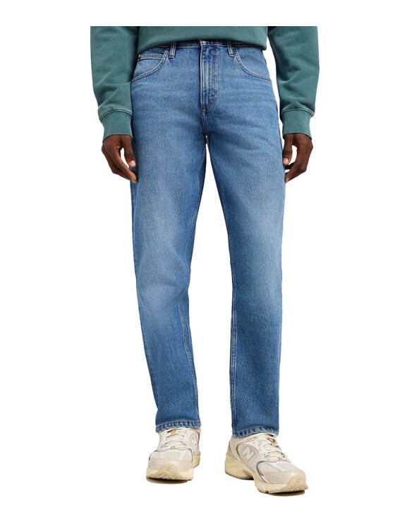 Lee Lee Jeansy 112350599 Niebieski Loose Fit