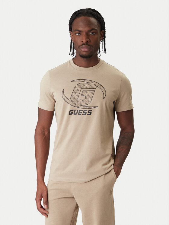 Guess Guess Póló Z6RI06 I3Z14 Bézs Regular Fit