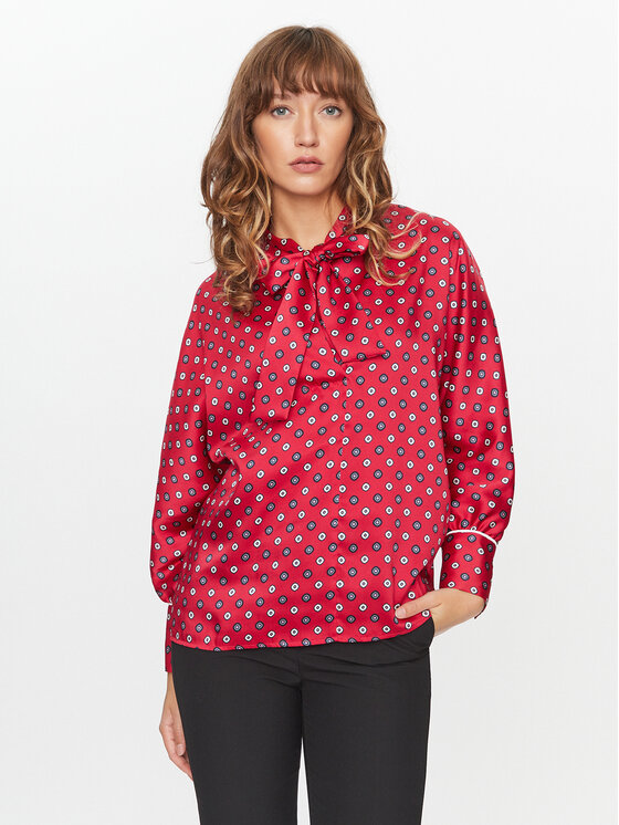 Marella Marella Blusa Mission 2331160938200 Rosso Regular Fit