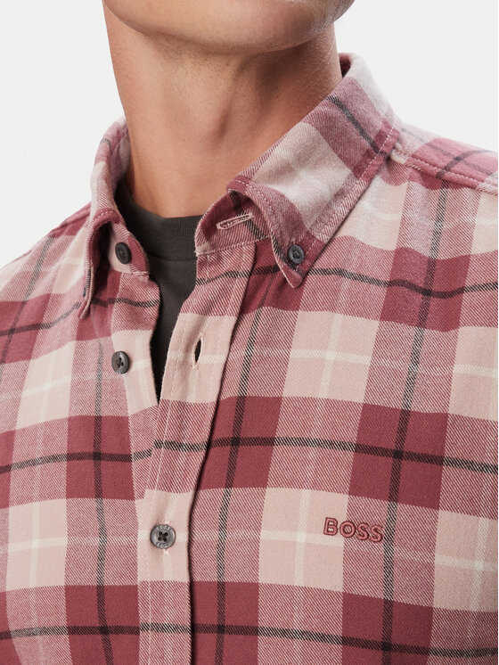 BOSS BOSS Риза Rickert _M 50569719 Червен Regular Fit