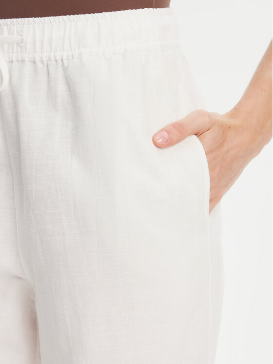 Mustang Mustang Stoffhose Tuscaloosa 1016583 Weiß Wide Fit