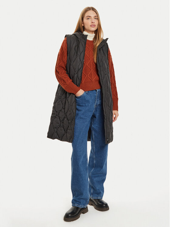 Tom Tailor Denim Tom Tailor Denim Liemenė 1042100 Juoda Regular Fit