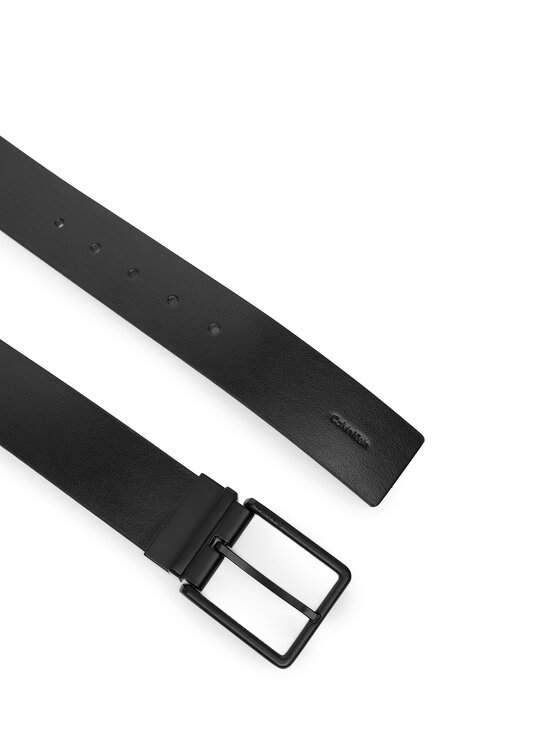 Calvin Klein Calvin Klein Pasek Męski Warmth Buckle Smooth 40Mm Adj/Re LV04D7118G Czarny
