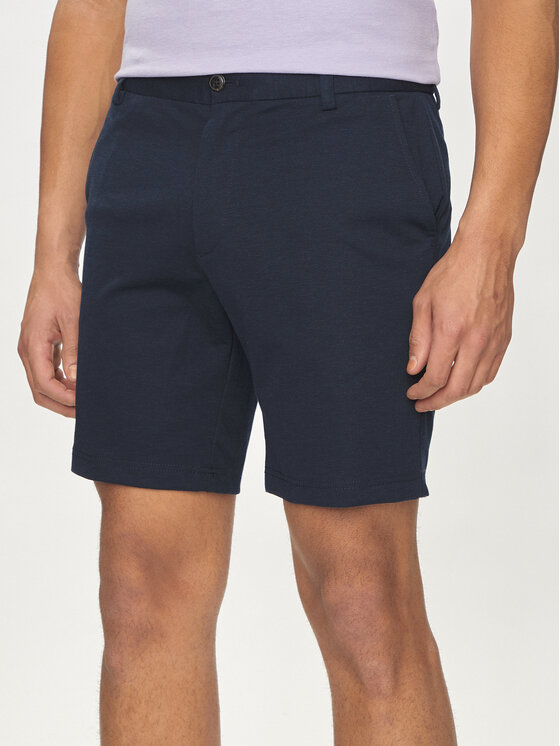 Jack&Jones Bavlnené šortky Jpstmarco 12249321 Tmavomodrá Slim Fit