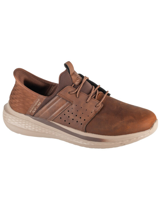Skechers Skechers Sneakersy Slip-Ins: Slade - Zachary Brązowy