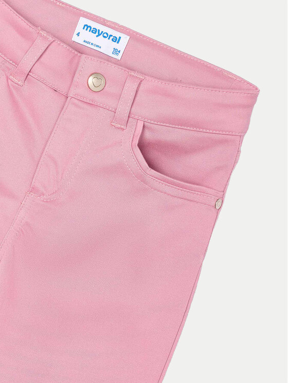 Mayoral Mayoral Pantaloni di tessuto 3553 Rosa Regular Fit