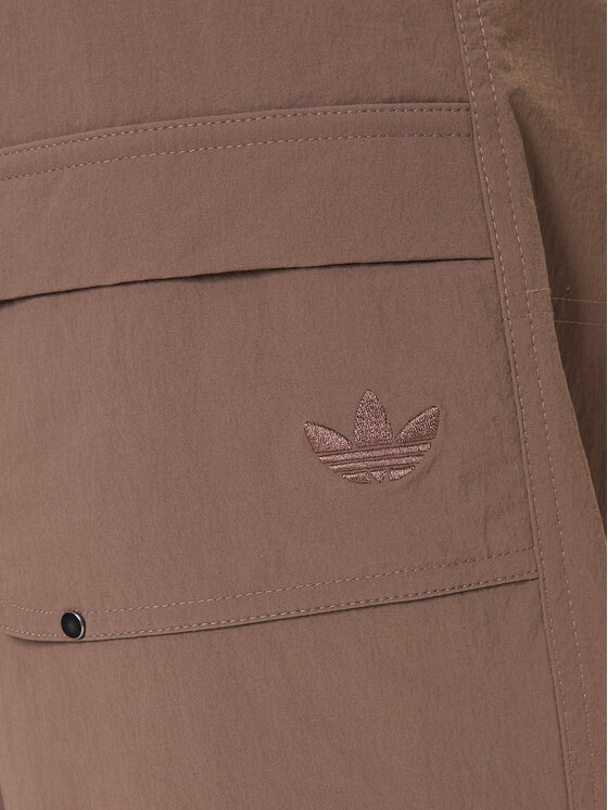 adidas adidas Pantaloni di tessuto Premium Essentials Archive Utility JW1082 Marrone Loose Fit