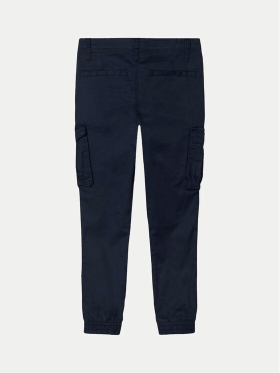 NAME IT NAME IT Spodnie materiałowe Bamgo 13151735 Granatowy Regular Fit