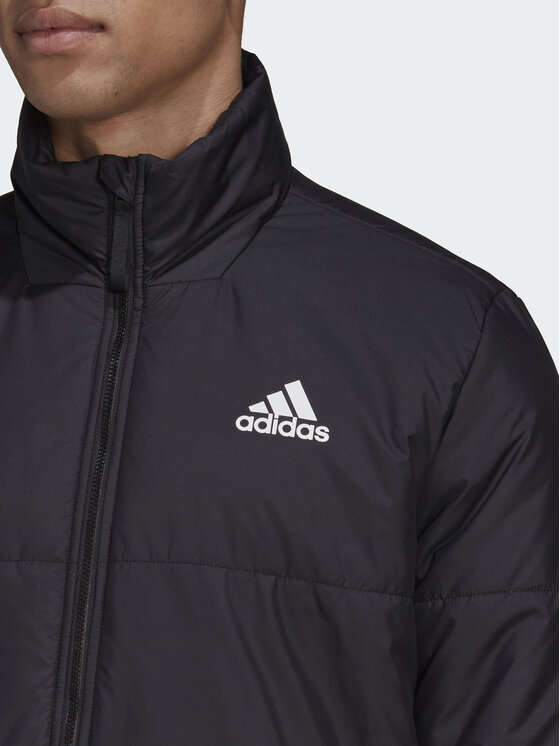 adidas adidas Зимно яке Bsc 3-Stripes HG8758 Черен Regular Fit