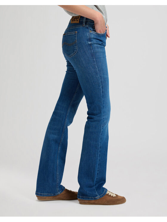 Lee Lee Jeansy JESSICA Niebieski Bootcut Fit