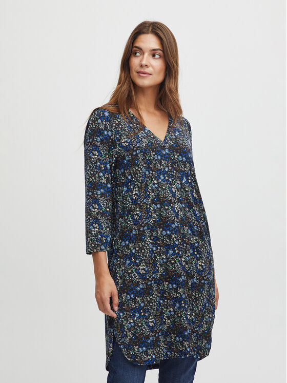 Fransa Fransa Повсякденна сукня 20612138 Голубий Regular Fit