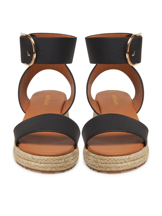 DeeZee DeeZee Espadrilles QS276-1 Schwarz
