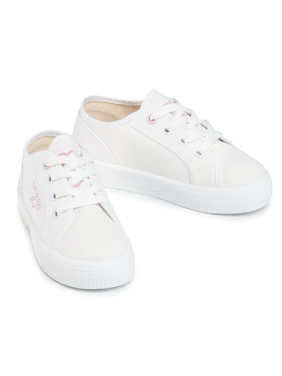 Guess Guess Scarpe sportive Piuma Mid FI7PIA FAB12 Bianco