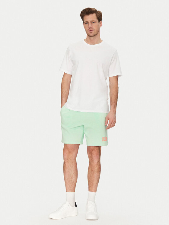 Gap Gap Športové kraťasy 703989-01 Zelená Regular Fit