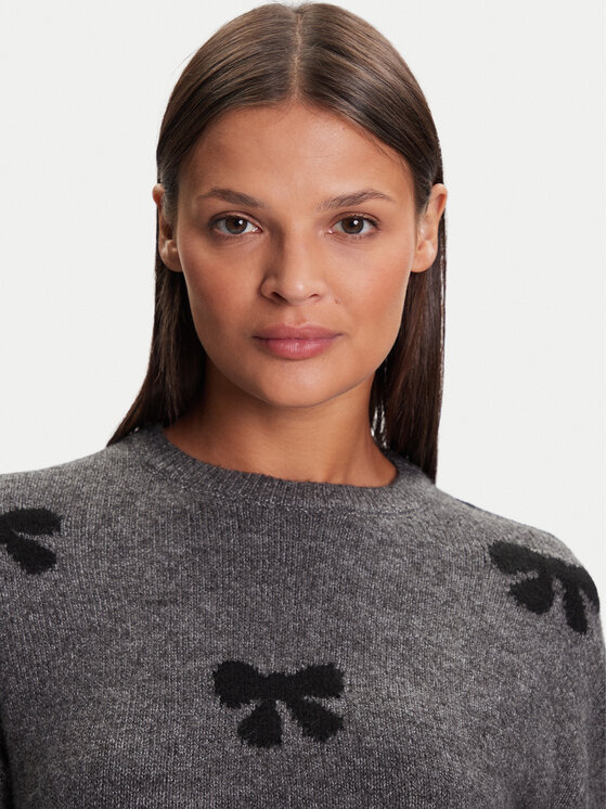 ONLY ONLY Пуловер Bora 15360712 Сив Regular Fit