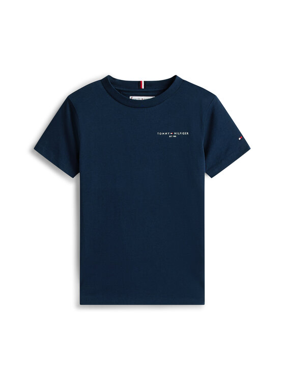 Tommy Hilfiger Tommy Hilfiger T-shirt Mini Corp KS0KS00661 Tamnoplava Regular Fit