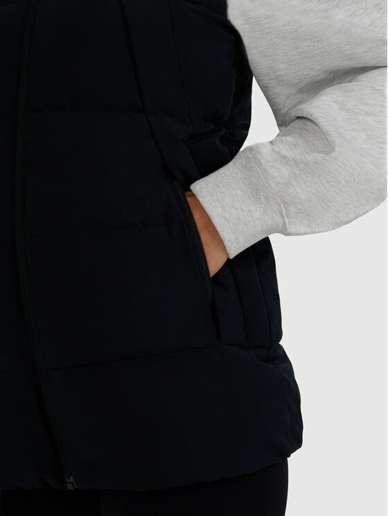4F 4F Kamizelka MIDSHOP TEXTILE Czarny Regular Fit