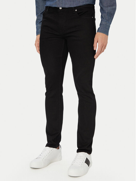 Guess Guess Джинси M6YAN1 D1486 Чорний Skinny Fit