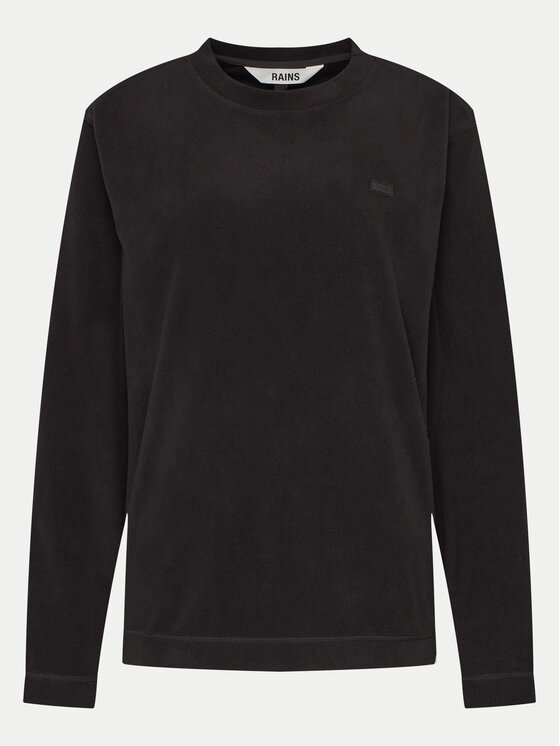 Rains Rains Μπλούζα 21550 Μαύρο Regular Fit