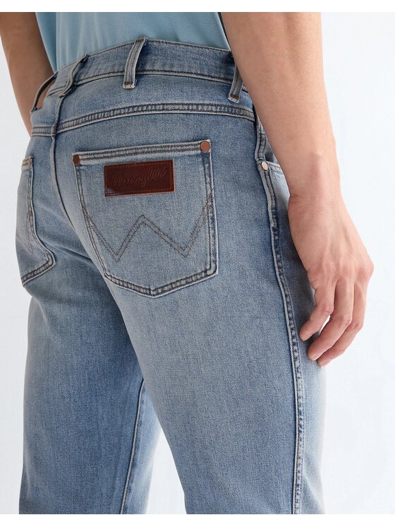 Wrangler Wrangler Jeansy LARSTON Niebieski Slim Fit