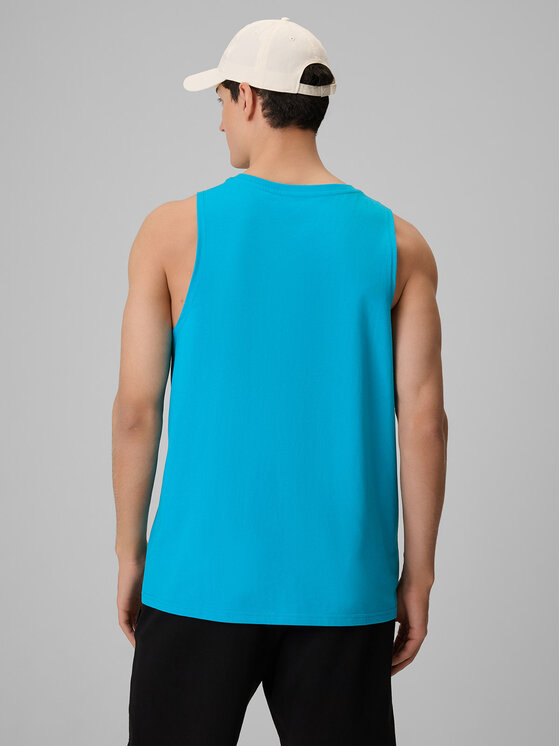 4F 4F Tank top BASIC 5 Niebieski Regular Fit