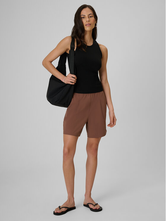 4F 4F Tank top ESSENTIAL Czarny Slim Fit