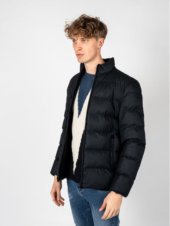 Geox Geox Μπουφάν μεταβατικό M2628Q T2956 Μαύρο Regular Fit