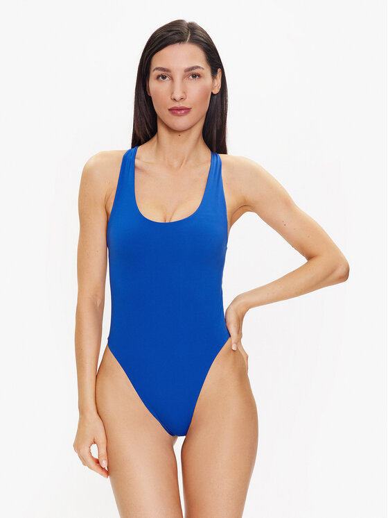 Calvin Klein Swimwear Kopalni kostum KW0KW02051 Mornarsko modra