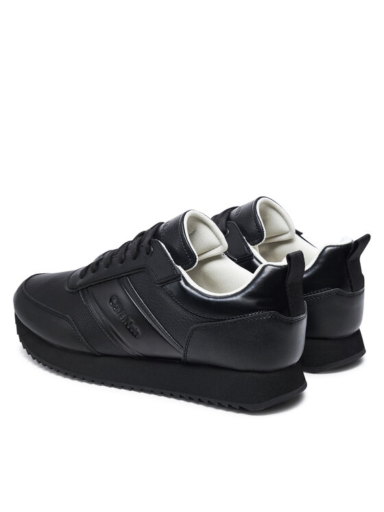 Calvin Klein Calvin Klein Sneakers Low Top Lace Up Logo Lth HM0HM01654 Schwarz