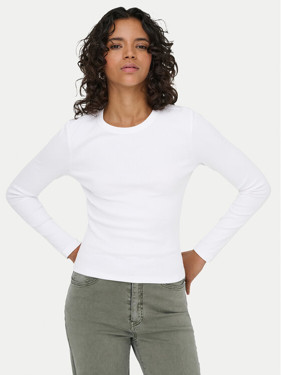 ONLY ONLY Блузка Val 15371305 Білий Regular Fit