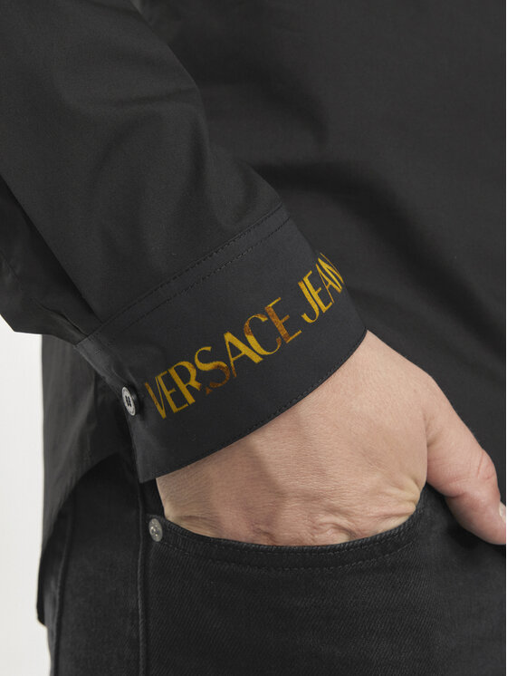 Versace Jeans Couture Versace Jeans Couture Πουκάμισο 76GAL2SW Μαύρο Regular Fit