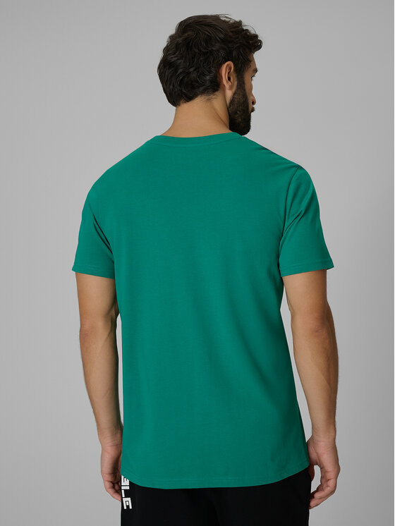 4F 4F T-Shirt ESSENTIAL 2 Zielony Regular Fit