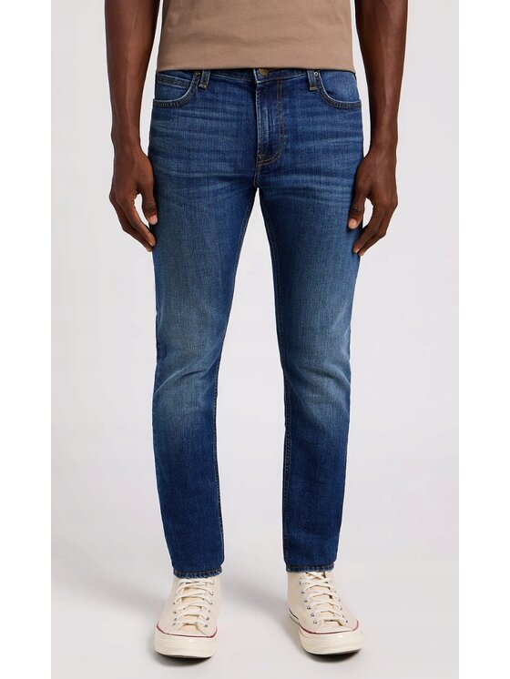 Lee Lee Jeansy Malone Niebieski Skinny Fit