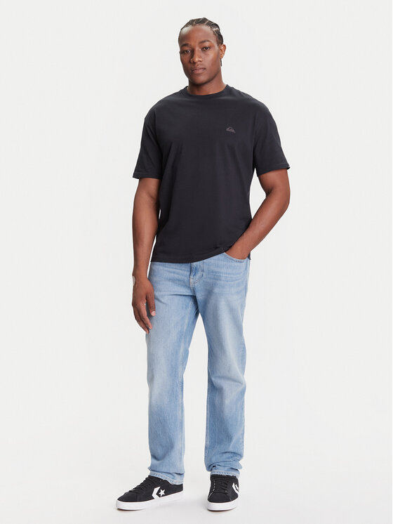 Quiksilver Quiksilver T-shirt Salt Water Ss EQYZT08204 Crna Regular Fit